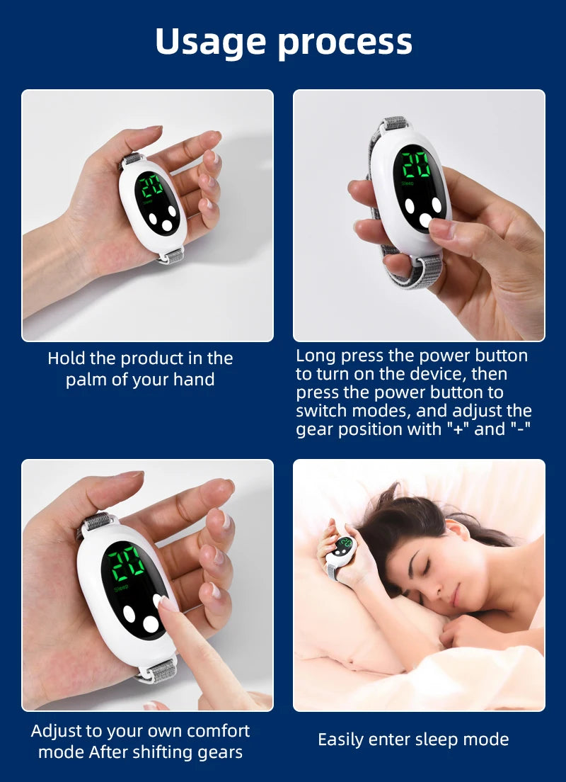 Handheld Sleep Aid Device, Anxiety Device, Relief Anxiety Help Sleep, Promotes Rest, USB Rechargeable